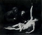 Jusepe de Ribera St Sebastian and St Irene oil on canvas